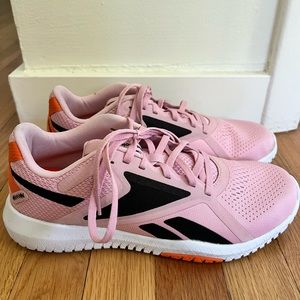 Reebok womens pink running shoes size 8.5